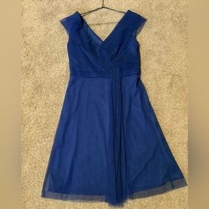 Patra Royal Blue Midi Dress